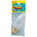 エルパ ELPA シャンデリア球 白熱電球 海外製照明用 B22D 25W G-704H（F）