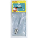エルパ ELPA シャンデリア球 白熱電球 E17 10W G-601H（C）