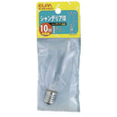 エルパ ELPA シャンデリア球 白熱電球 E17 10W G-601H（C）