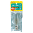 エルパ ELPA スペース球 白熱電球 E17 40W G-7007H