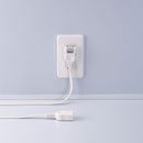 エルパ ELPA 延長コード 1個口 2M スイングプラグ W-1512NB(W)