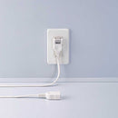 エルパ ELPA 延長コード 1個口 2M スイングプラグ W-1512NB(W)