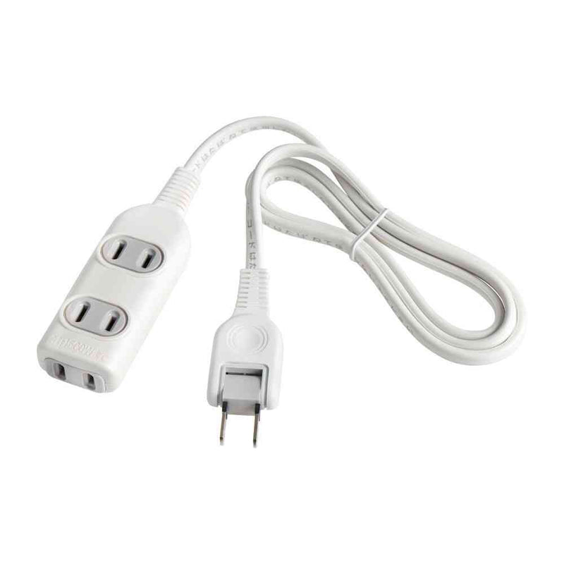 エルパ ELPA EDLPコード付タップ 1m LPT-301N ホワイト