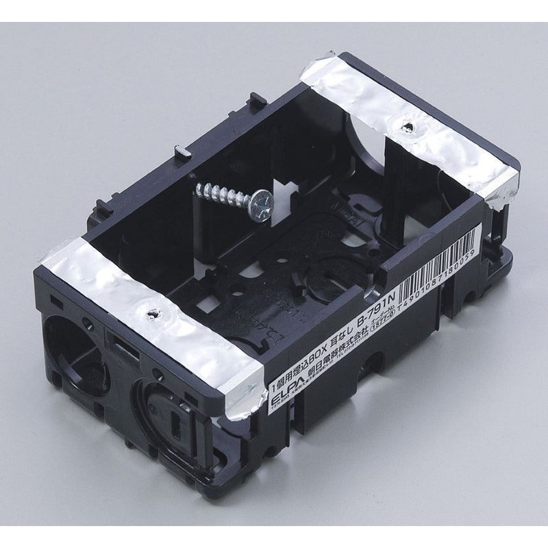 エルパ ELPA 埋込スイッチボックス（耳無） B-791N
