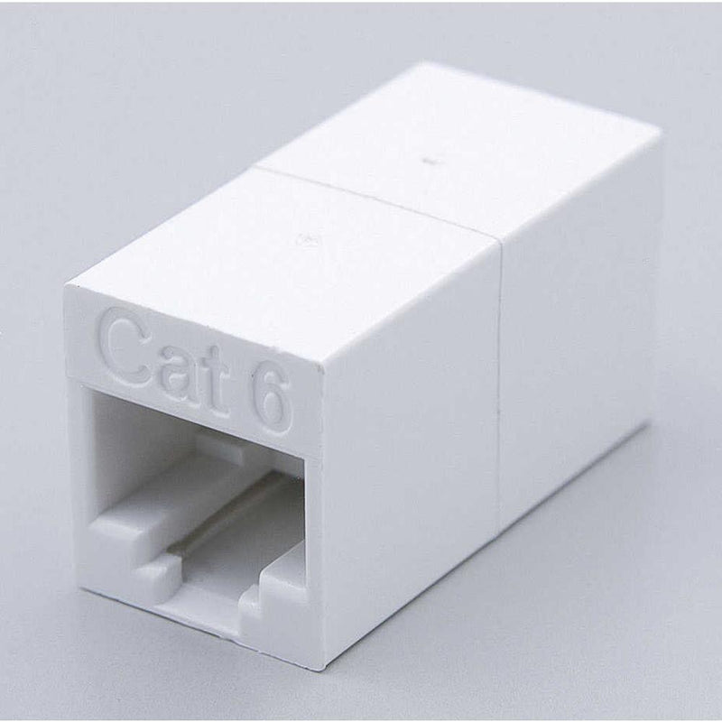 エルパ ELPA LAN用中継コネクタ LANケーブル 延長 8極 CAT6 TEA-103