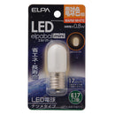 エルパ ELPA LED装飾電球 ナツメ形 長寿命 省エネ E17 LDT1L-G-E17-G111