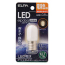 エルパ ELPA LED装飾電球 ナツメ形 長寿命 省エネ E17 LDT1L-G-E17-G111