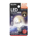 エルパ ELPA LED装飾電球 G30形 長寿命 E12 LDG1CL-G-E12-G236