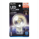エルパ ELPA LED装飾電球 G50形 長寿命 省エネ E26 LDG1CL-G-G276