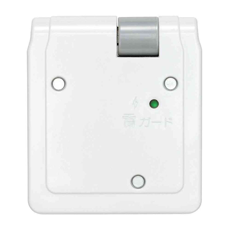 エルパ ELPA サイドコーナー電源タップ AC 3個口 雷ガード A-361SB ホワイト