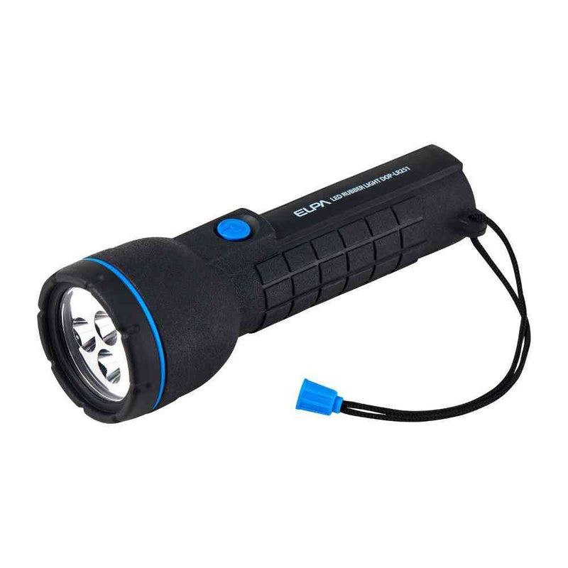 ELPA LEDラバーライト 単1×2 防雨型 DOP-LR251 1個