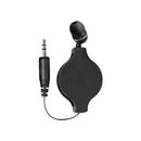 エルパ ELPA 地デジ用イヤホン 片耳用 カナルタイプ コード巻取式 1.2m φ3.5mm RE-STKM01（BK）