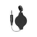 エルパ ELPA 地デジ用イヤホン 片耳用 カナルタイプ コード巻取式 1.2m φ3.5mm RE-STKM01（BK）