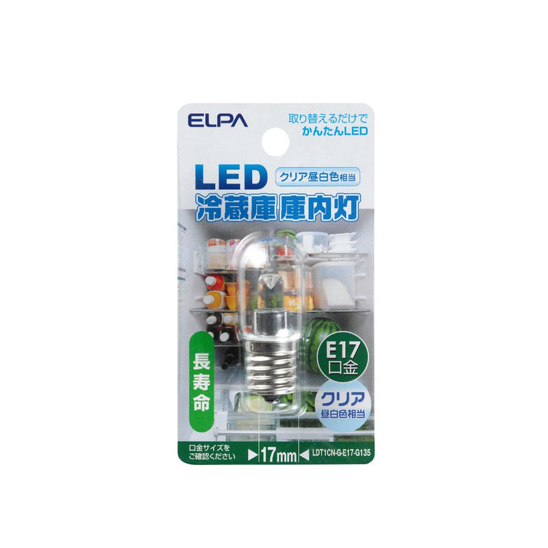 エルパ ELPA ＬＥＤ冷蔵庫庫内灯 LED 省エネ E12 1.2W LDT1CN-G-E17-G135