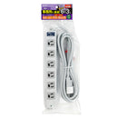 朝日電器 エルパ ELPA 事務所向けタップ 6個口 3m OAT-JP63SH