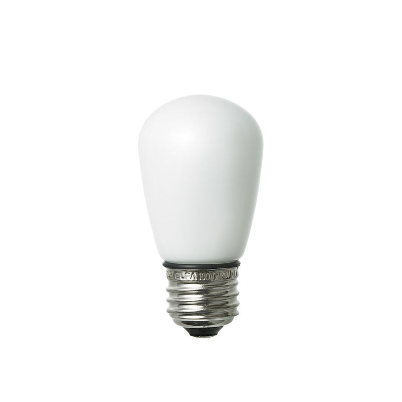エルパ ELPA LED電球 サイン球形 防水設計 屋外 看板 E26 LDS1L-G-GWP901