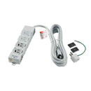 エルパ ELPA カバー付事務所向けタップ 耐雷 4個口3m OAT-JPC43SB