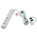 エルパ ELPA カバー付事務所向けタップ 耐雷 6個口3m OAT-JPC63SB