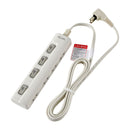 エルパ LEDランプ スイッチ付タップ 4P 2m 横 スイッチ付 WLS-LY42EB W