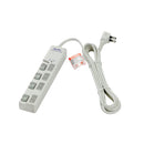 朝日電器 エルパ ELPA LEDランプスイッチ付タップ 3m 4個口 WLS-LU430MB(W)