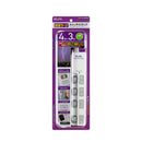 朝日電器 エルパ ELPA LEDランプスイッチ付タップ 3m 4個口 WLS-LU430MB(W)