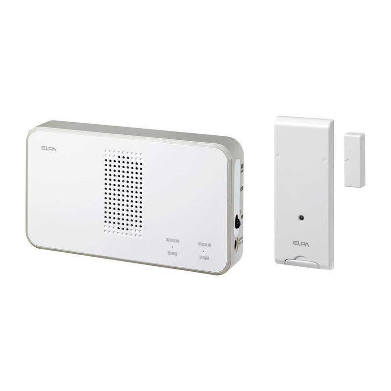 ELPA Wireless Chime Receiver + Door Sensor Transmitter Set Store Office Security No Wiring Required EWS-S5034