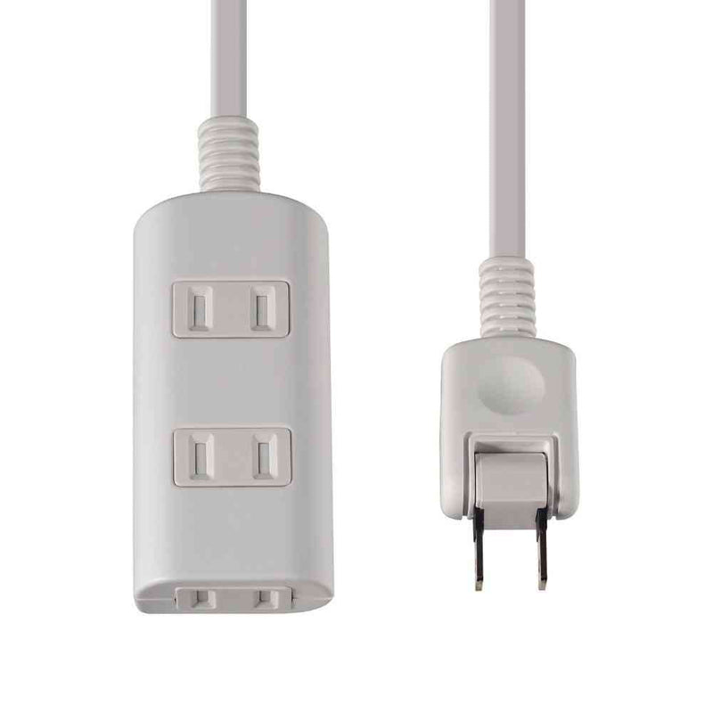 エルパ ELPA 扉付電源タップ AC 3個口 5m ホワイト WBT-N3050B
