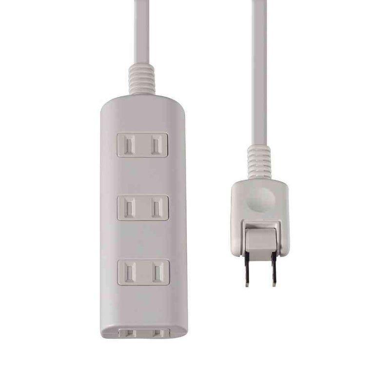 エルパ ELPA 扉付電源タップ AC 4個口 2m ホワイト WBT-N4020B