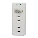 朝日電器 エルパ ELPA 耐雷集中スイッチ付6個口タップ コンセント A-S600SW(W)