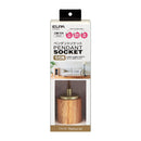 エルパ ELPA ペンダントソケット 木目ナチュラル PD-WE26N