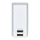 朝日電器 エルパ ELPA USBタップ2個口2ポート2.4A UA-222L