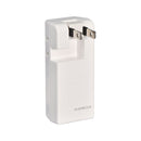 エルパ ELPA 耐雷USBタップ 2個口2ポート3.4A 雷ガード 収納プラグ 過電流保護 UA-223SB