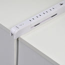 朝日電器 エルパ ELPA 4P2mスリム回転USBタップ WBS-SL402USB(W)