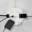 朝日電器 エルパ ELPA 耐雷丸形4P2mUSBタップ ブレーカー内蔵集中スイッチ WLS-LS402RUSB(W)