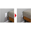 エルパ ELPA スペースアダプター 横型 ホワイト A-371B