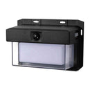 ELPA 二重構造ウォールライト 小型 ソーラー発電 暗闇人感 ESL-KN200SL 1個