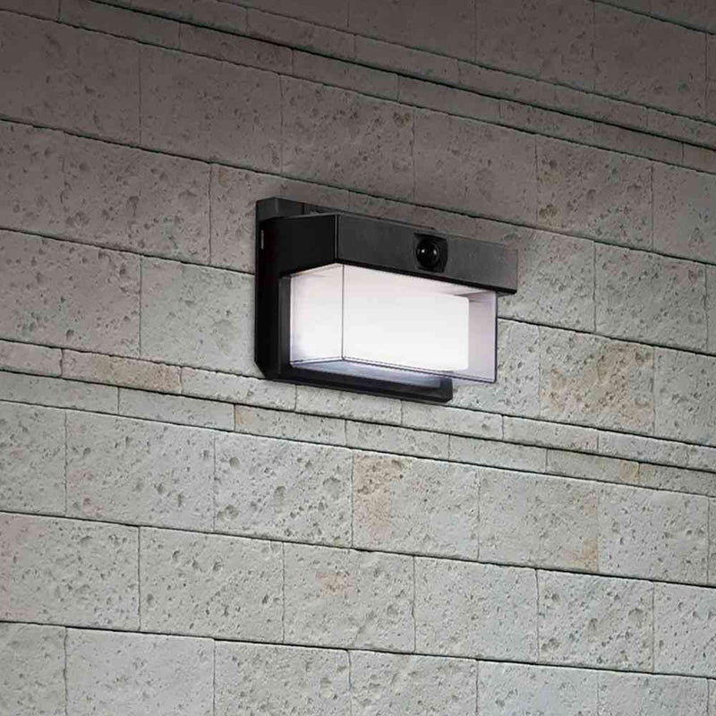 ELPA 二重構造ウォールライト 小型 ソーラー発電 暗闇人感 ESL-KN200SL 1個