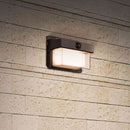 ELPA 二重構造ウォールライト 小型 ソーラー発電 暗闇人感 ESL-KN200SL 1個