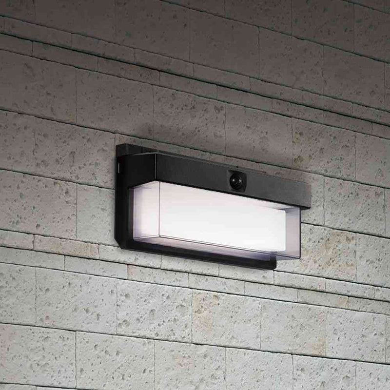 ELPA 二重構造ウォールライト 大型 ソーラー発電 暗闇人感 ESL-KN400SL 1個