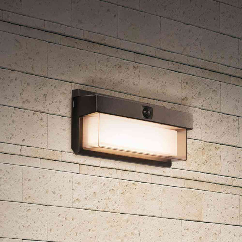 ELPA 二重構造ウォールライト 大型 ソーラー発電 暗闇人感 ESL-KN400SL 1個