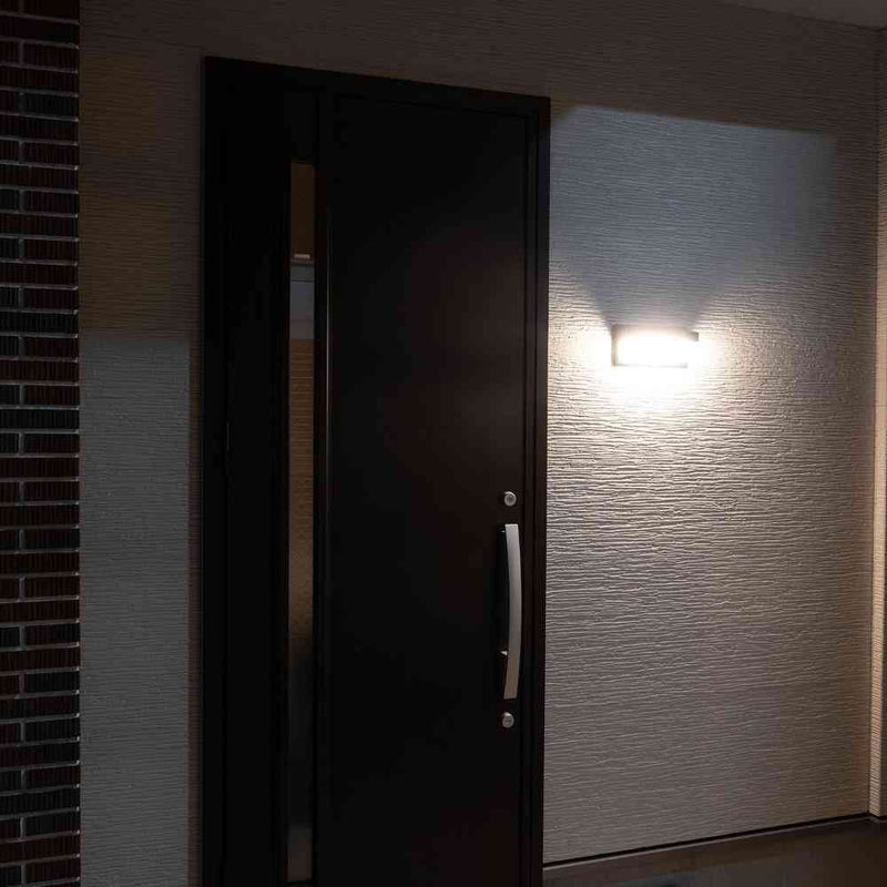 ELPA 二重構造ウォールライト 大型 ソーラー発電 暗闇人感 ESL-KN400SL 1個
