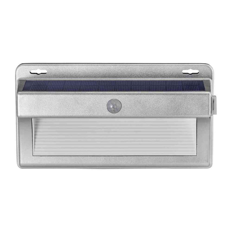 ELPA ウォールライト アルミ薄型 ソーラー充電式 ESL-KA400SL 1個