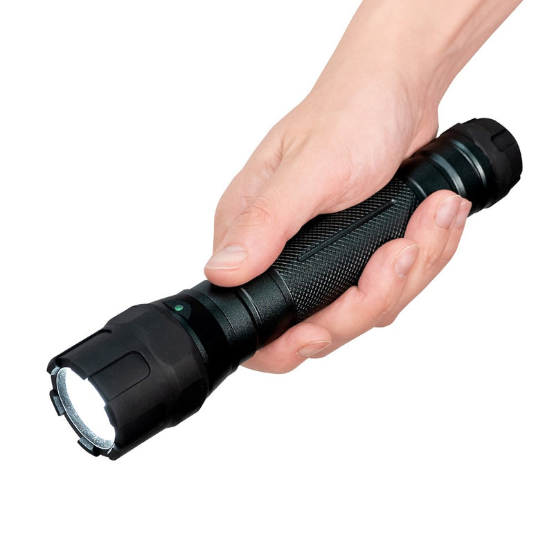 ELPA LEDラバーアルミライト ラバーで衝撃吸収 電池残量がわかる DOP-RAL002