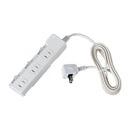 エルパ ELPA 耐雷スイッチ付タップ3P2M 雷ガード LEDランプでON／OFFが分かりやすい 省電力 WLK-32S（W）