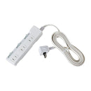 エルパ ELPA 耐雷スイッチ付タップ3P3M 雷ガード LEDランプでON／OFFが分かりやすい 省電力 WLK-33S（W）