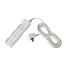 エルパ ELPA 耐雷スイッチ付タップ3P3M 雷ガード LEDランプでON／OFFが分かりやすい 省電力 WLK-33S（W）