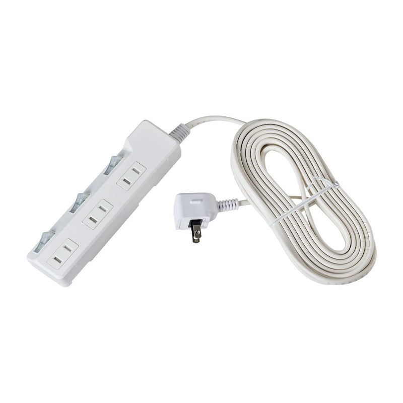 エルパ ELPA 耐雷スイッチ付タップ 3個口5M WLK-35S ホワイト