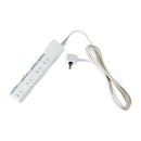 エルパ ELPA 耐雷スイッチ付タップ4P2M 雷ガード LEDランプでON／OFFが分かりやすい 省電力 WLK-42S（W）