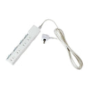 エルパ ELPA 耐雷スイッチ付タップ4P2M 雷ガード LEDランプでON／OFFが分かりやすい 省電力 WLK-42S（W）