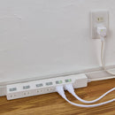 エルパ ELPA 耐雷スイッチ付タップ6P1M 雷ガード LEDランプでON／OFFが分かりやすい 省電力 WLK-61S（W）